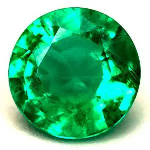 0.94 Carat Round Emerald
