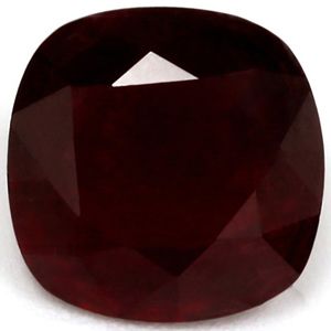 0.89 Carat Cushion Ruby