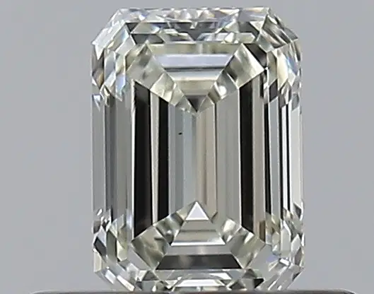 0.40 Karat Smaragd Diamant
