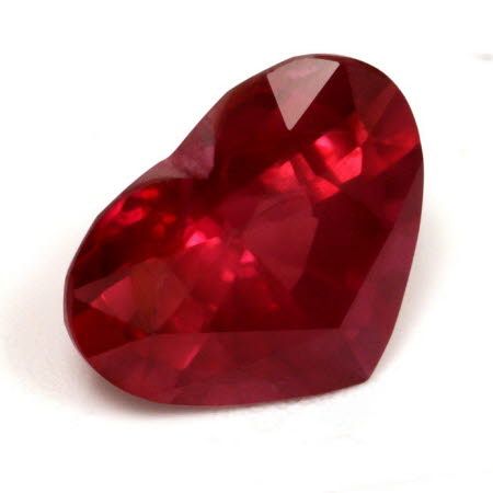 2.36 Karat Szlif serce Ruby