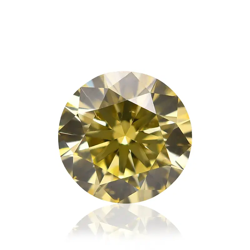 0.42 Quilates Round Diamante