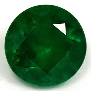 1.07 Carat Round Emerald