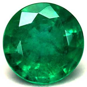 1.26 Carat Round Emerald