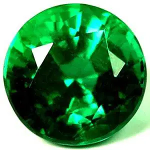 0.54 Carat Round Emerald