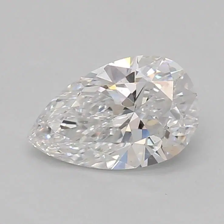0.44 Карат Pear Диамант