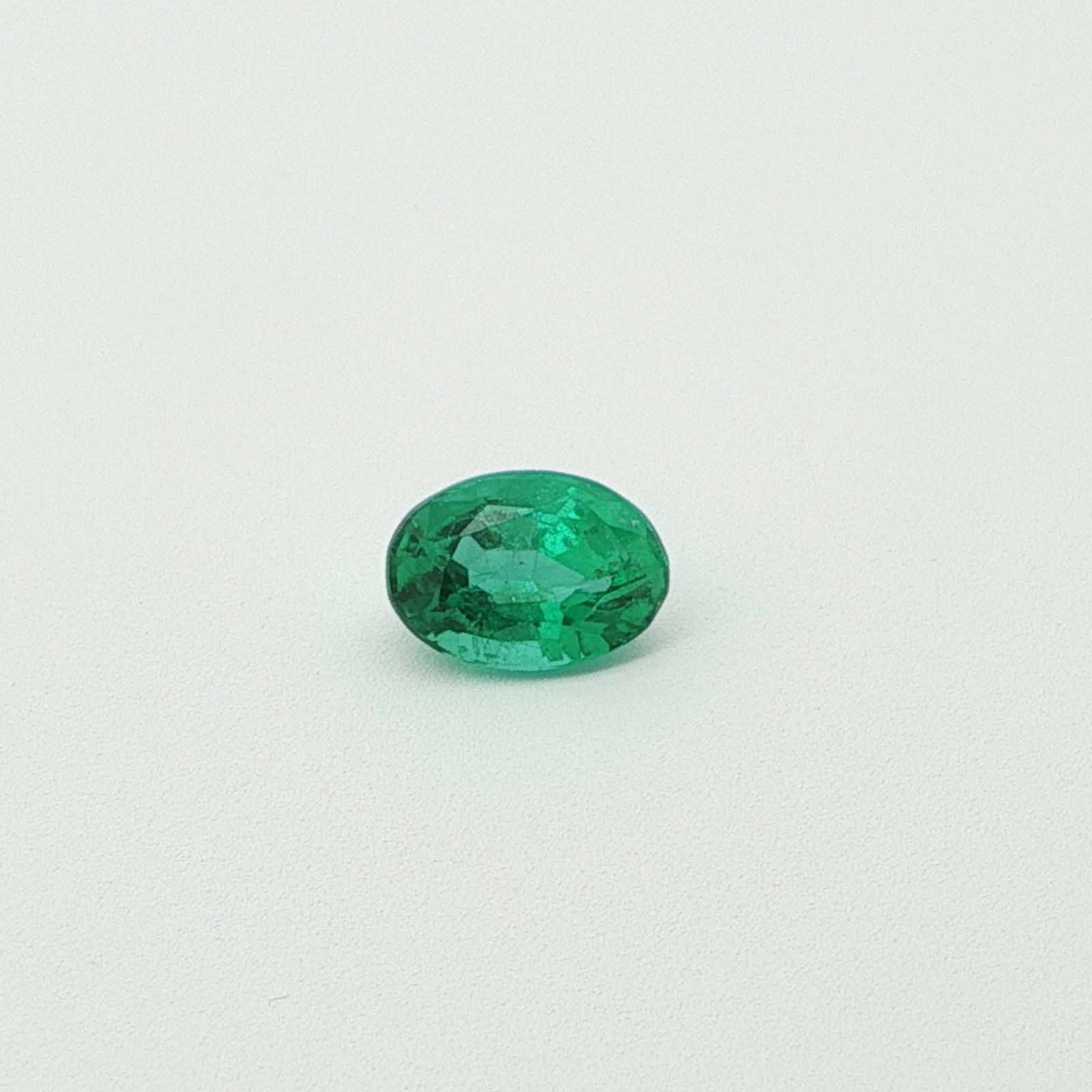 0.71 Carat Oval Emerald
