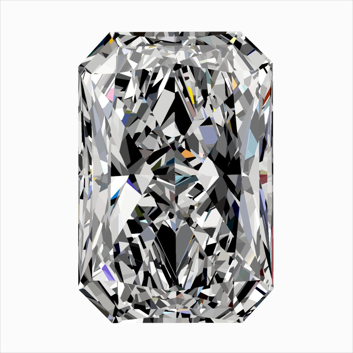 0.30 Quilates Radiante Diamante
