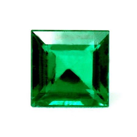 0.63 Carat Square Emerald