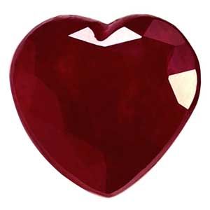 1.01 Carat Heart Ruby