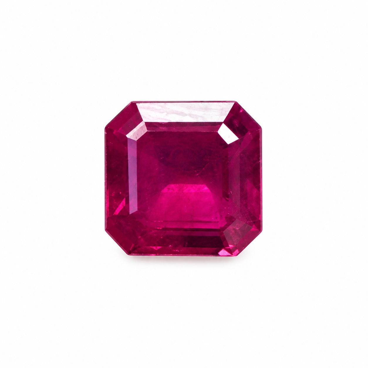 1.22 Quilates Asscher Ruby