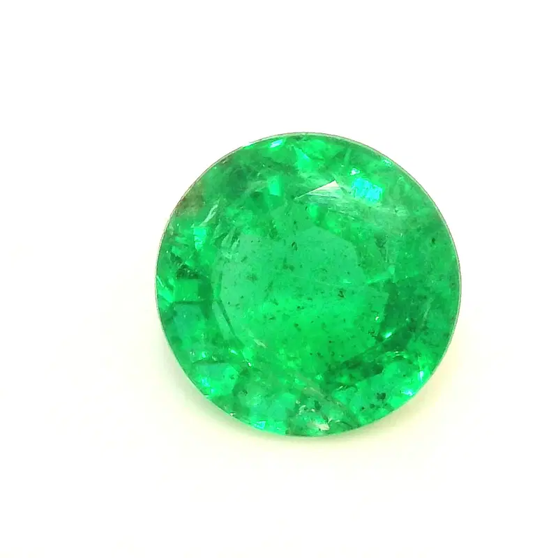 1.66 Carat Round Emerald