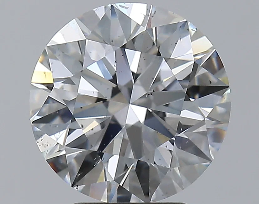 3.50 Carats Rond Diamant