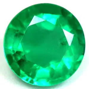 0.88 Carat Round Emerald