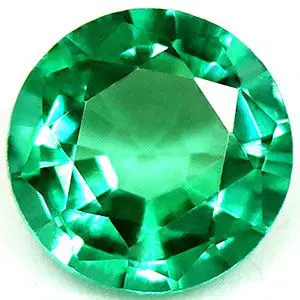 0.62 Carat Round Emerald