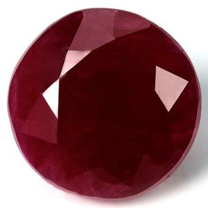 2.85 قيراط مستدير Ruby