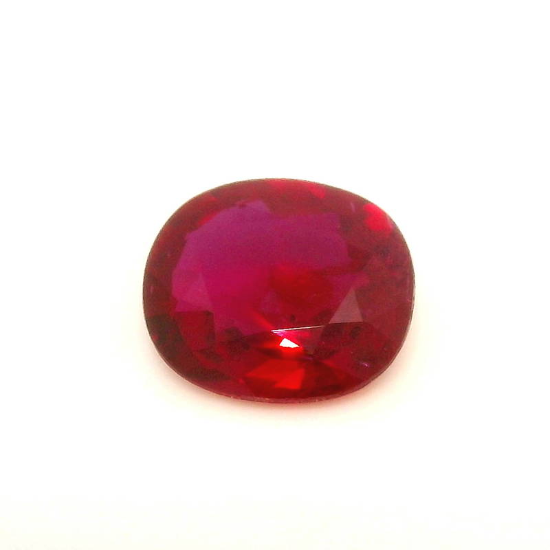 0.88 Carat Cushion Ruby