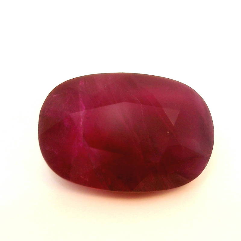 6.52 Carat Cushion Ruby
