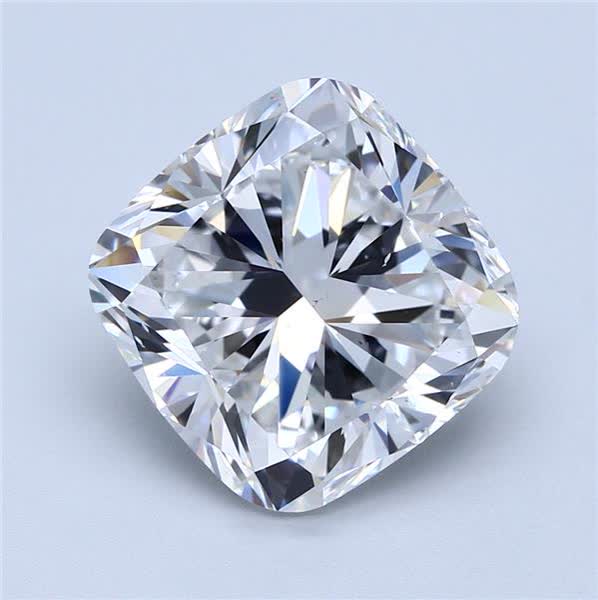 6.03 Carat Cushion Diamond