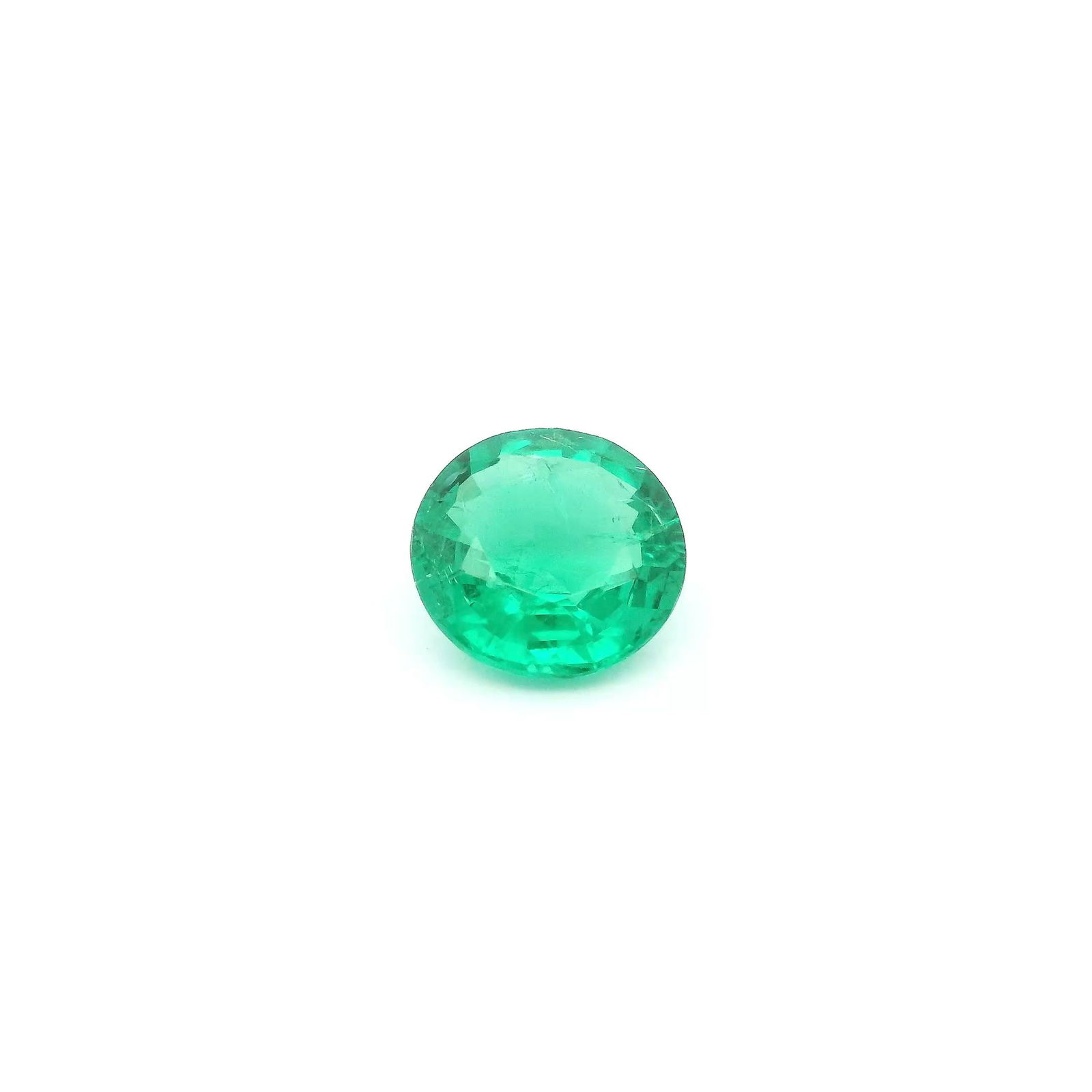 0.80 Karát Round Emerald