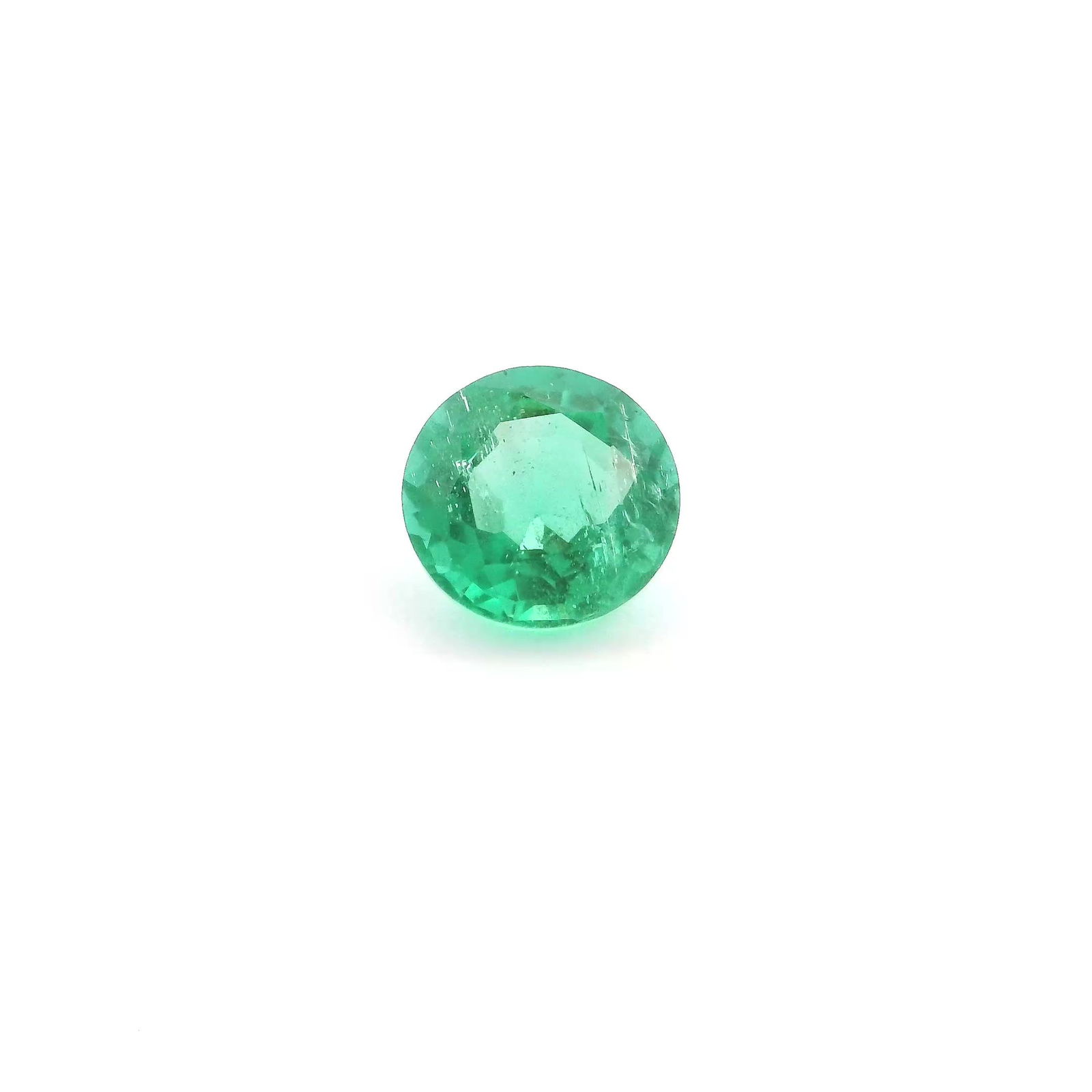 0.76 Karát Round Emerald