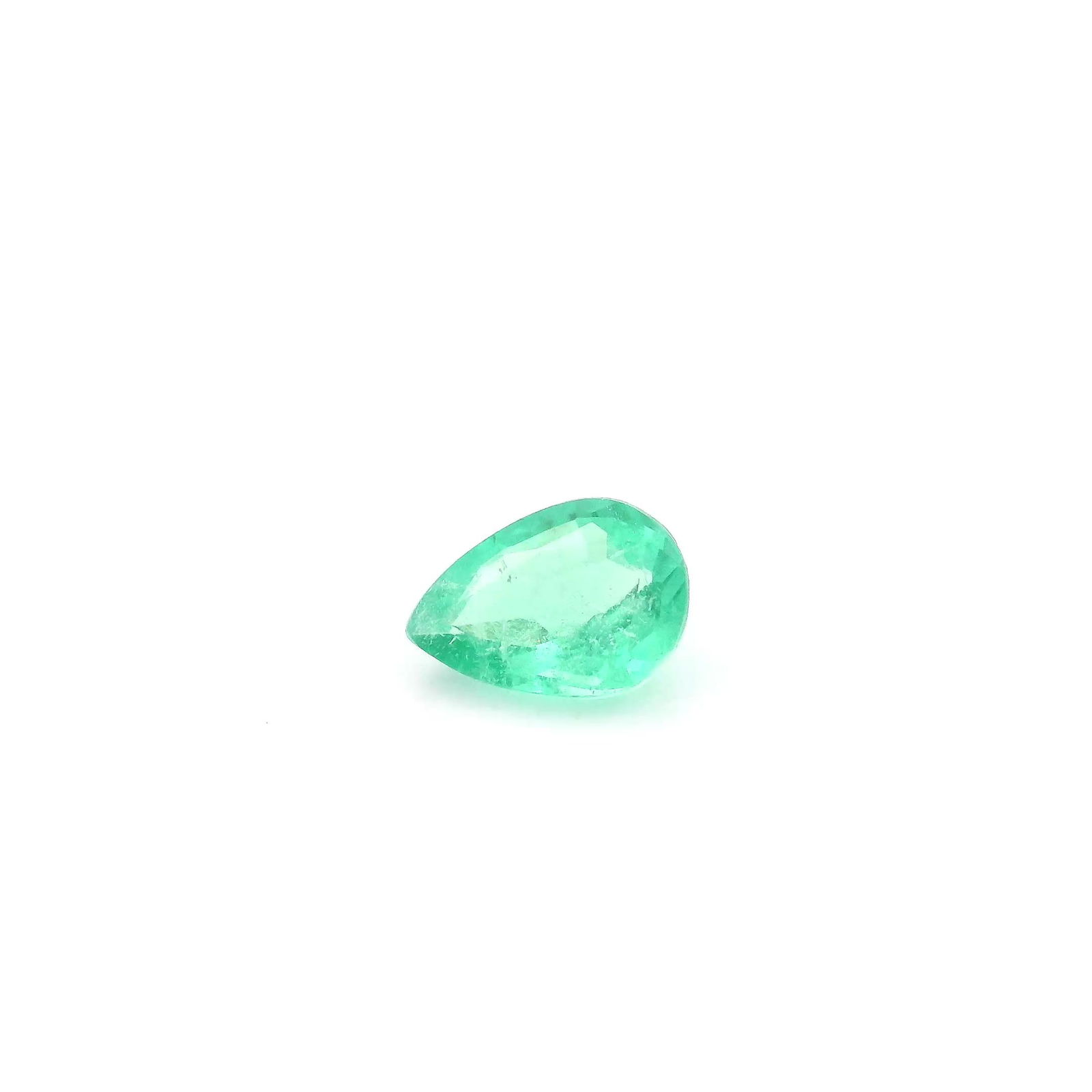 0.56 Carats Poire Emerald