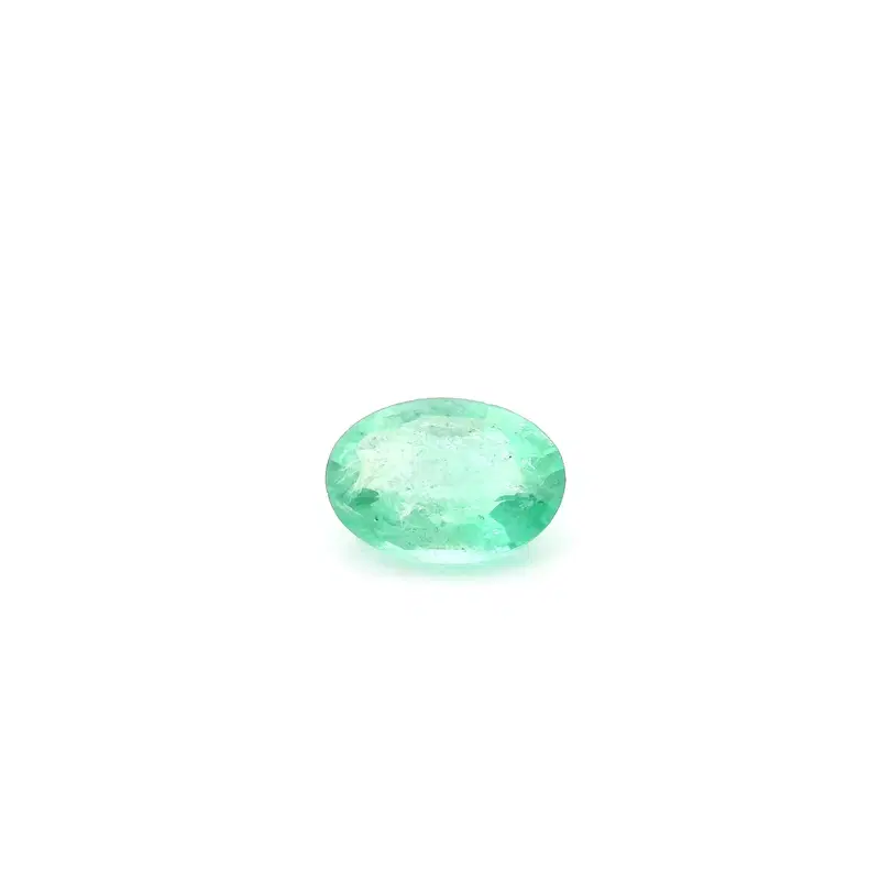 0.60 Karat Szlif owalny Emerald
