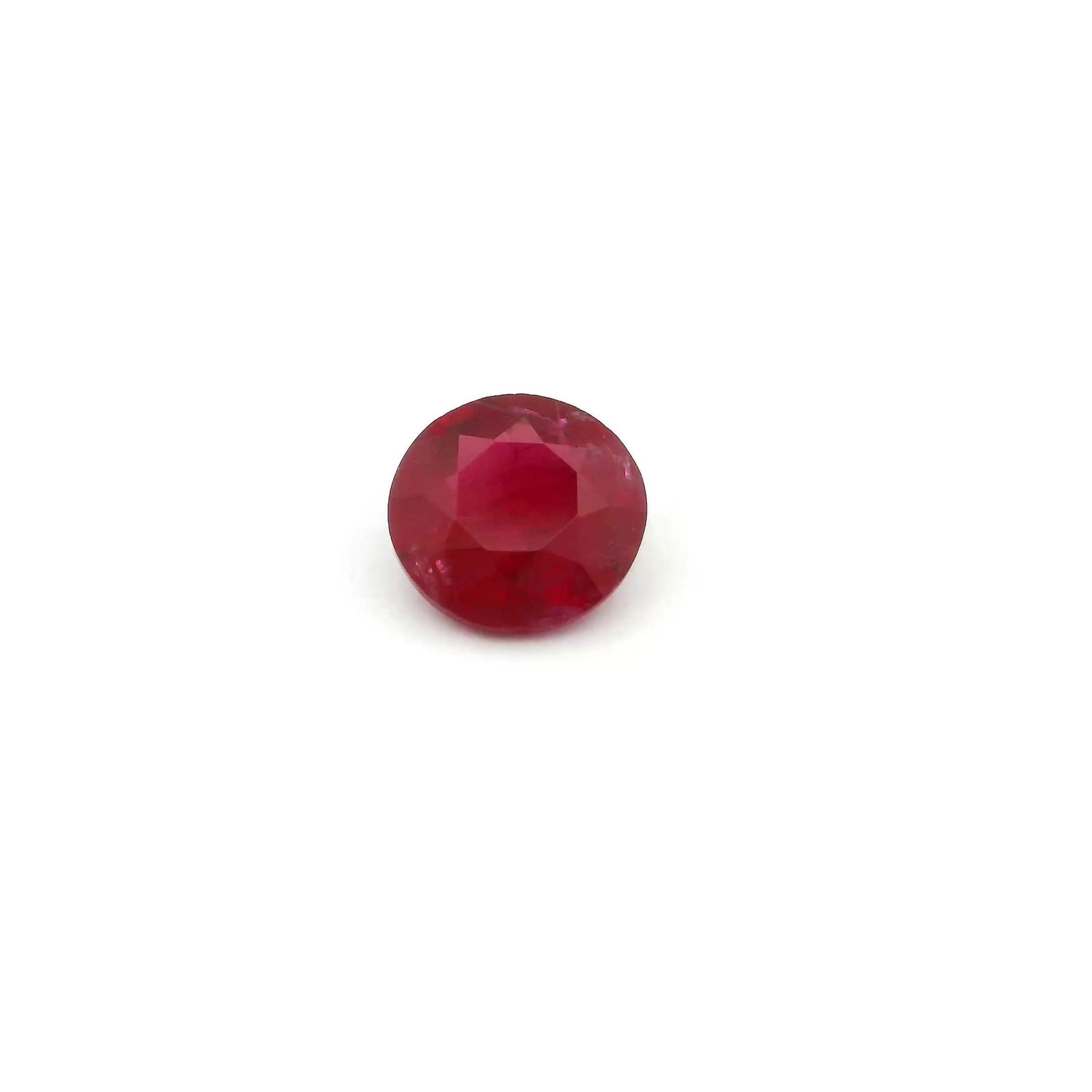0.91 Carats Rond Ruby