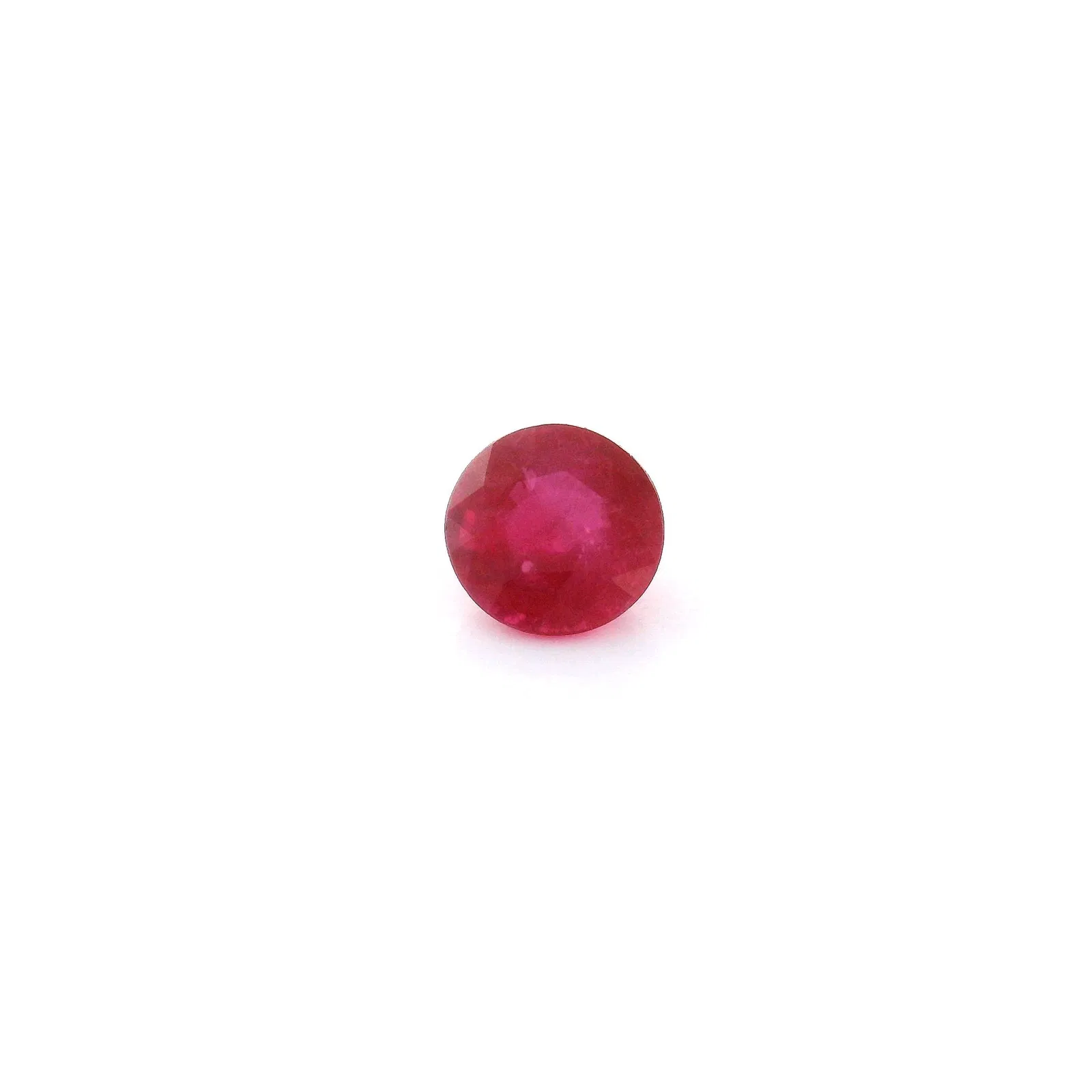 0.58 Carat Round Ruby