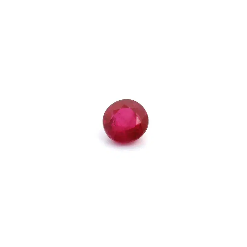 0.61 Karat Round Ruby