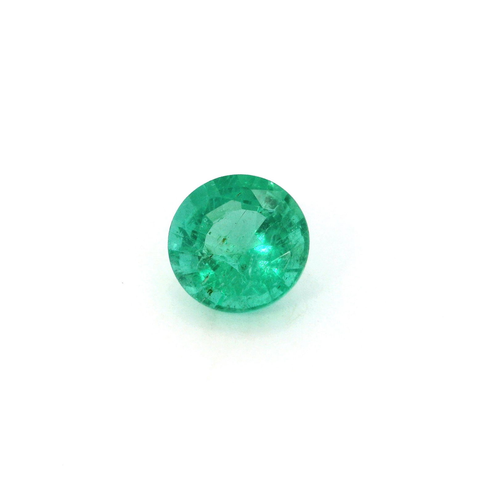 1.55 Carat Round Emerald