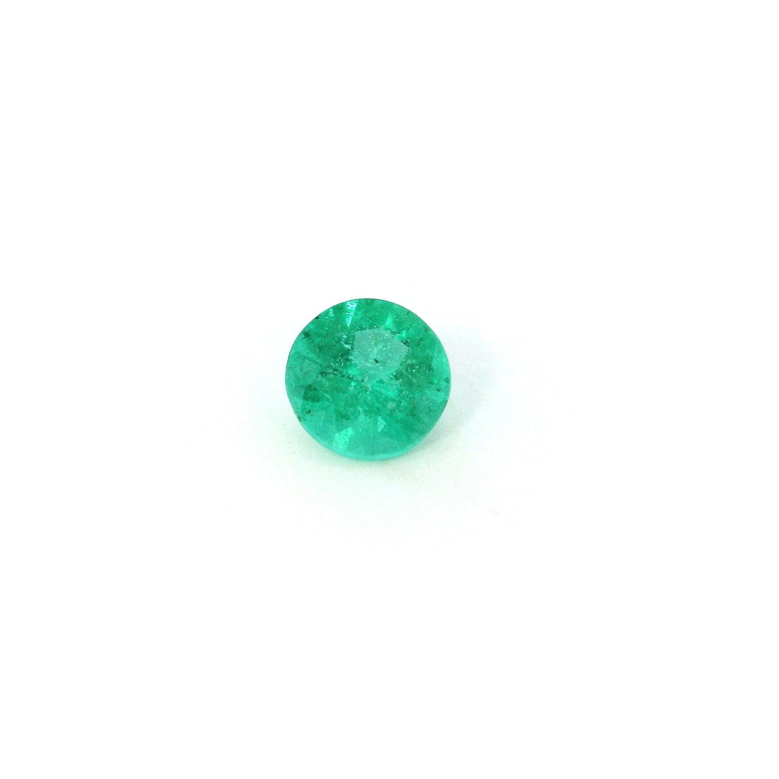 0.54 Carat Round Emerald
