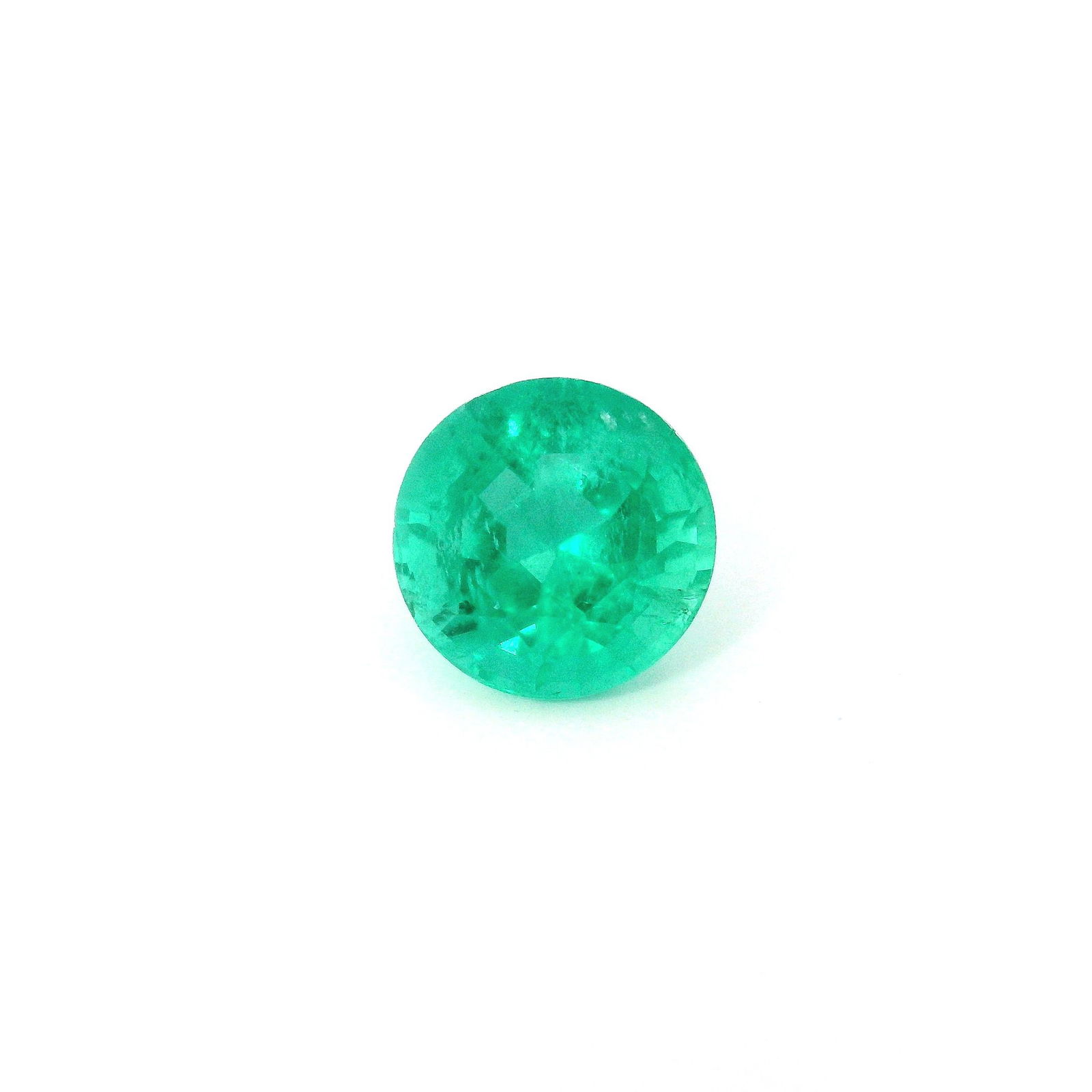 1.45 Carat Round Emerald
