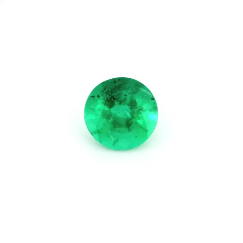 1.56 Carat Round Emerald