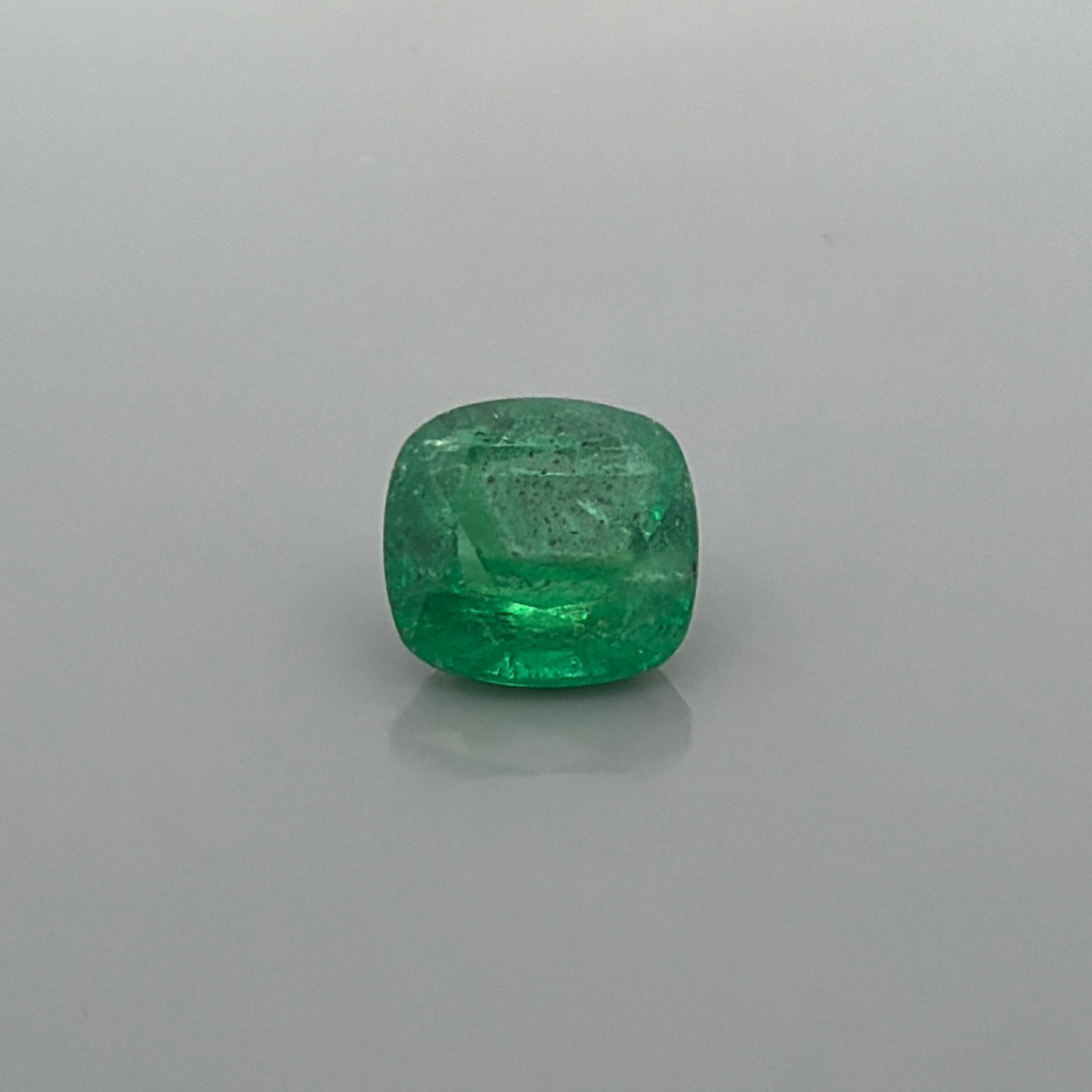 3.04 Carat Cushion Emerald