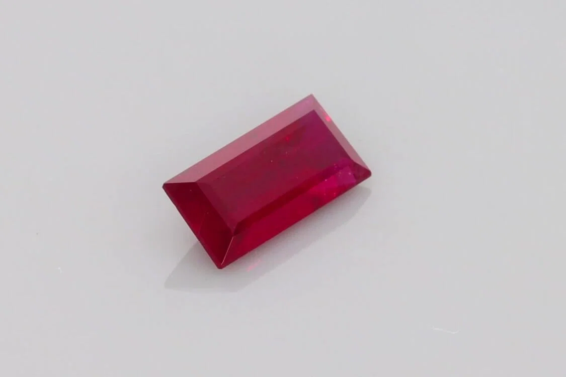 1.01 Karat Baguette Ruby