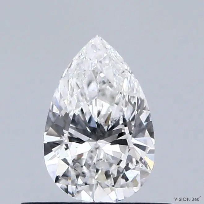 0.41 Карат Pear Диамант